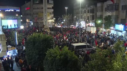 Filistin'de, Fas-Fransa yarı final karşılaşması yoğun ilgiyle izlendi