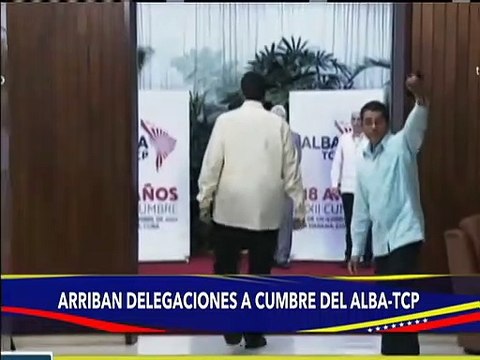 Pdte. Nicolás Maduro llega al Palacio de la Revolución para participar en XXII Cumbre del ALBA-TCP