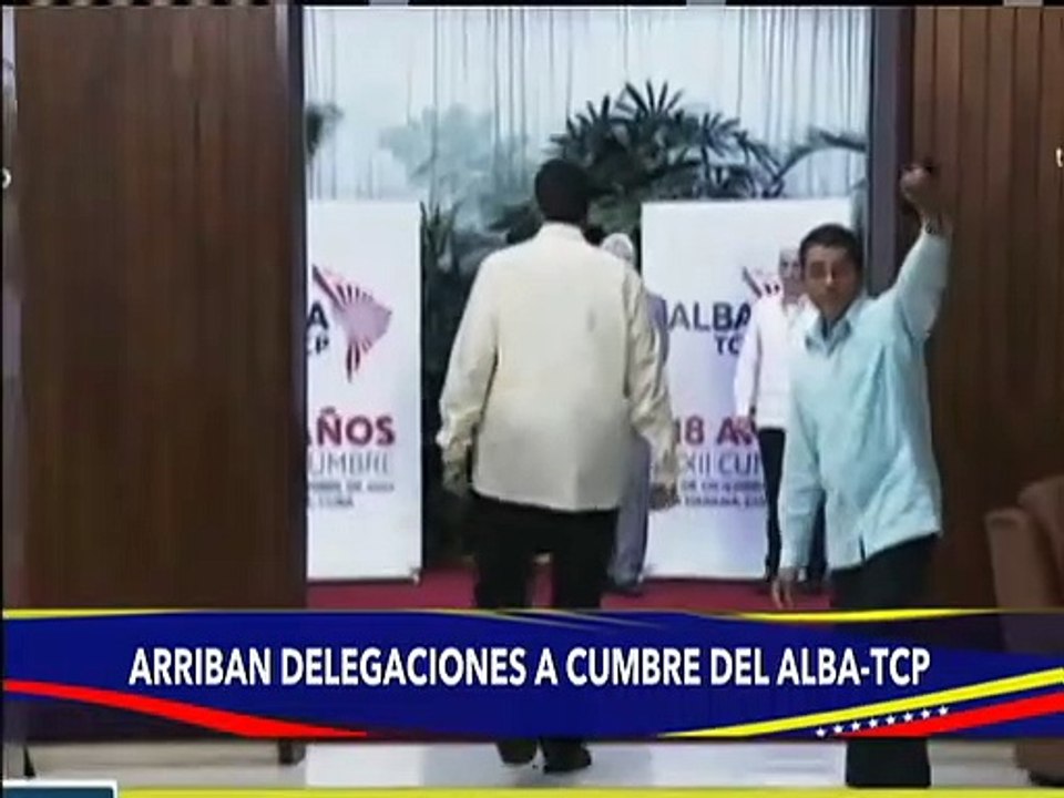 Pdte. Nicolás Maduro llega al Palacio de la Revolución para participar en XXII Cumbre del ALBA-TCP