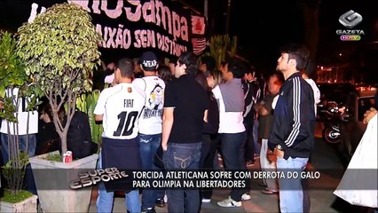 Torcida do Galo acompanha derrota em bar de São Paulo