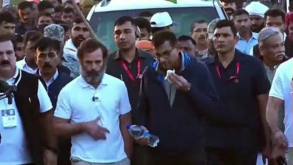 10 किमी. तक साथ चले राहुल-राजन, आर्थिक मुद्दों पर की चर्चा