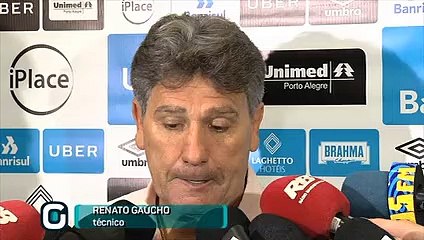 Confira entrevista de Renato Gaúcho após partida contra o Santos