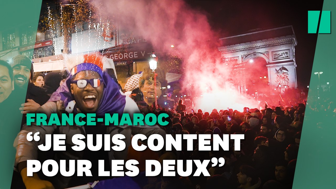 Après France-Maroc à la Coupe du Monde, la joie partagée des supporters des deux camps