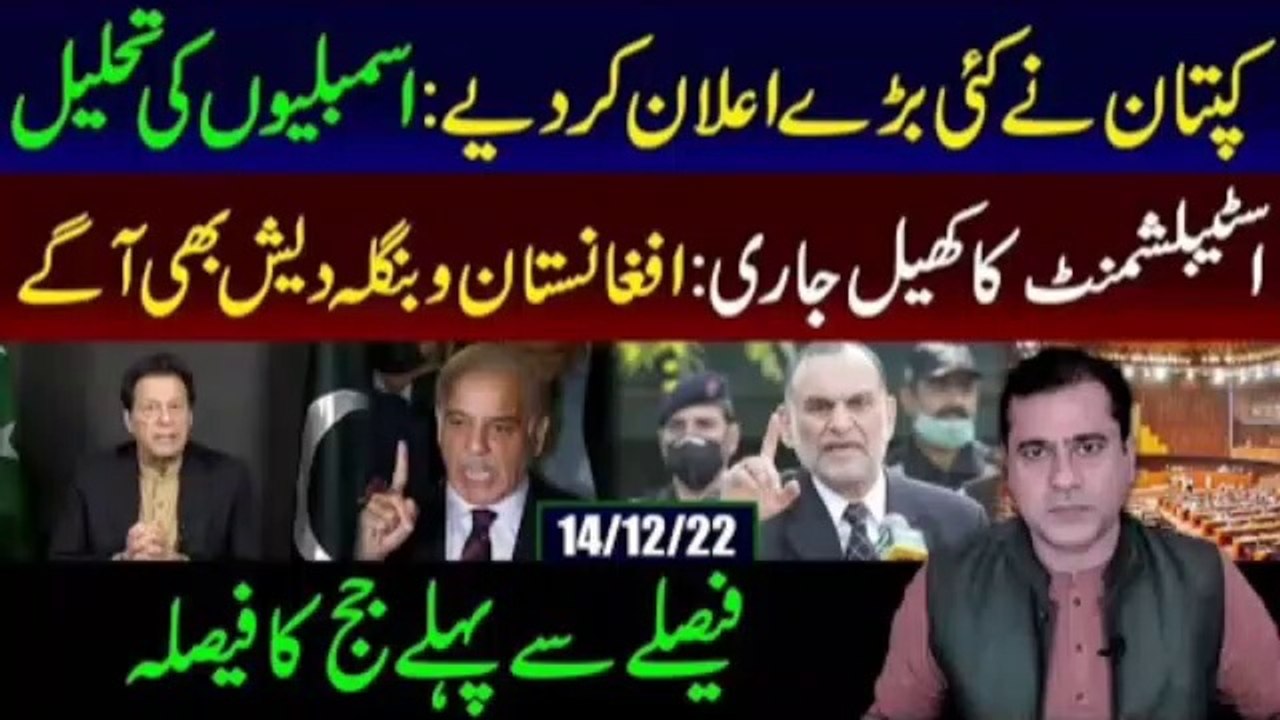 Kaptaans Big Announcement | Assemblies Dissolve Update | Azam Swati Case | Imran Riaz Khan Exclusive