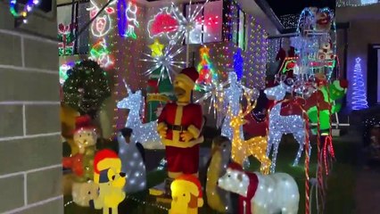Shearer family's Mt Warrigal lights impress for another year