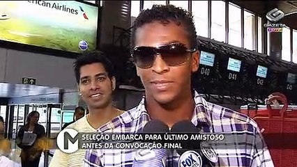 Seleção Brasileira embarca para amistoso contra África do Sul