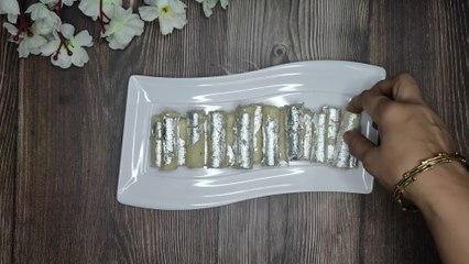 सिर्फ 5 min में बिना गैस जलाए मिठाई बनाएं |  Mithai Recipe | Kaju Roll