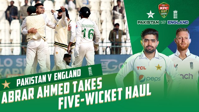 Abrar Ahmed Takes Five-Wicket Haul | Pakistan vs England | 2nd Test Day 1 | PCB | MY2T #PAKvENG | #UKSePK