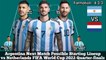 Argentina Next Match Possible Starting Lineup vs Netherlands ► World Cup 2022 Quarter-finals