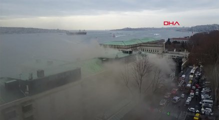 Çırağan Sarayı'nda yangın!