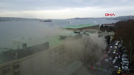 Çırağan Sarayı'nda yangın