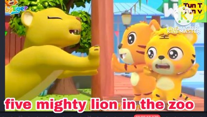 Fun Nursery Rhymes: Tiger and Zebra in the Zoo 🐯🦓 | Tun Tun TV