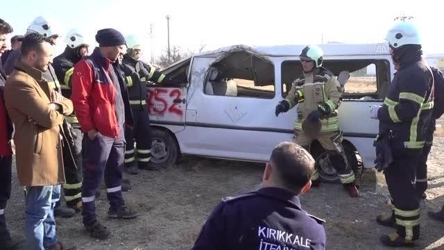 Kırıkkale'de itfaiye personeline eğitim verildi