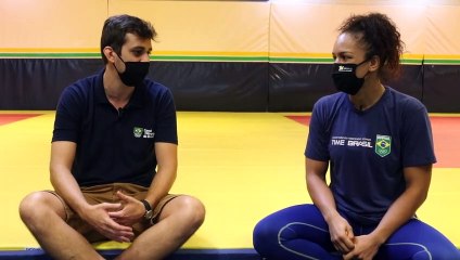 Aline Silva, do wrestling, fala sobre expectativa para Olimpíada