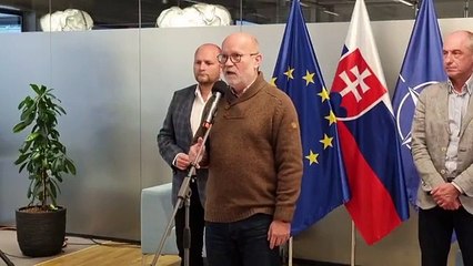 Brifing ministrov po navrate z Ukrajiny