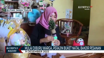 Perajin Buket Natal Mulai Kebanjiran Pesanan, Untung Jutaan Rupiah