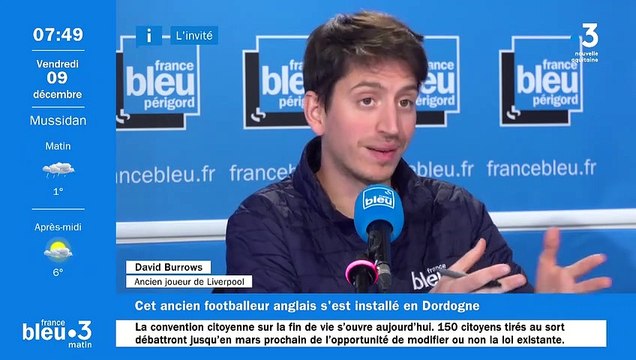 David Burrows, ancien footballeur anglais installé en Dordogne