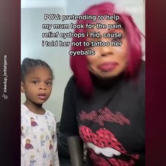 Elle s'est fait tatouer les globes oculaires : elle se retrouve le visage déformé et en train de perdre la vue