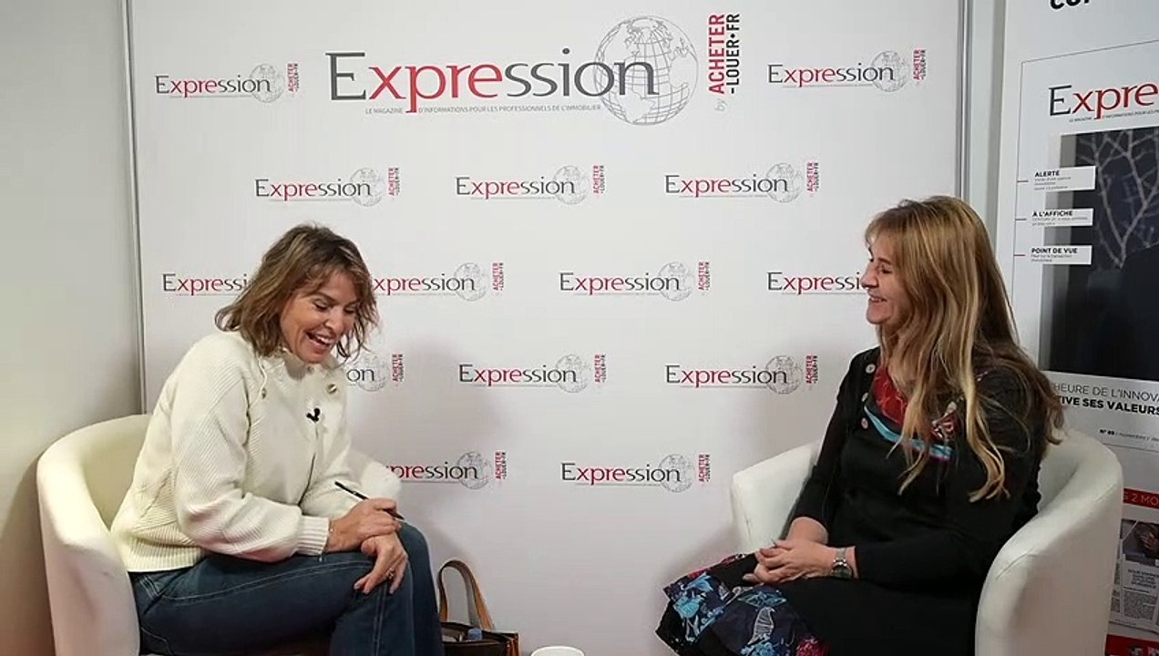 Salon FNAIM 2022 - Interview de Nathalie Moreau Présidente de AGENCE PRIVÉES réalisée par Stéphanie de Muru