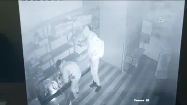 Erzurum'da hırsızlık şüphelileri 102 saatlik kamera kaydı incelenerek yakalandı