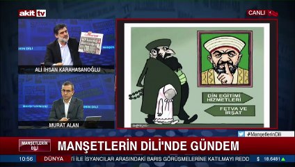 Hayret ki ne hayret! Karamollaoğlu bu karikatürü çizenlerle naısl yol yürür?