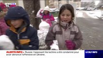 Dans cette commune du Haut-Rhin, les habitants ont été surpris par le retour des premiers flocons de neige ce matin