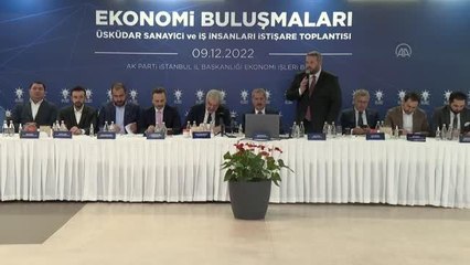 Hazine ve Maliye Bakan Yardımcısı Gürcan, Üsküdar'da iş insanlarıyla buluştu