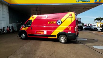 Siate é mobilizado para atender vítima de acidente na Av. Rocha Pombo