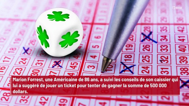 Une femme ayant gagné au loto partage ses gains avec le caissier qui lui a vendu le ticket gagnant !