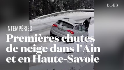 La neige et le verglas perturbent la circulation en Haute-Savoie et dans l'Ain