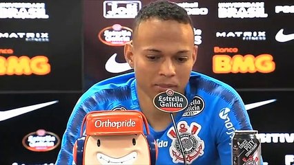 Entrevista coletiva de Janderson no Corinthians