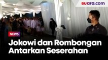 Jokowi dan Rombongan Antarkan Seserahan ke Kediaman Erina Gudono