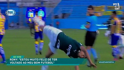 Rony recorda início difícil e festeja boa fase no Palmeiras