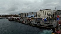 Karakoy - Eminonu - Uskudar Ferry Trip - 4K Free Footage - Part 01 - (C/N: GX014305)