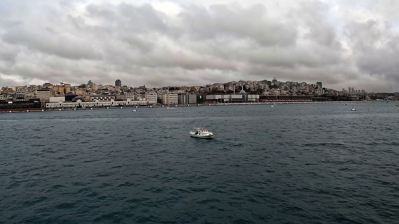 Karakoy - Eminonu - Uskudar Ferry Trip - 4K Free Footage - Part 02 - (C/N: GX024305)