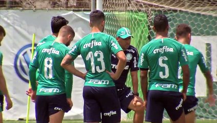 Imagens do treino do Palmeiras desta quarta-feira