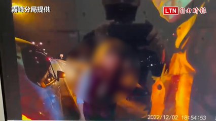 6旬婦開車恐慌症發作 台中員警台74線上即刻救援（霧峰分局提供）