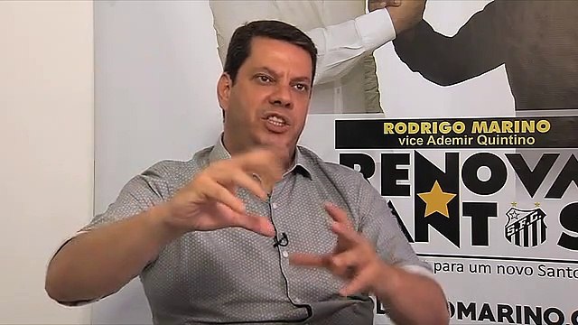 Rodrigo Marino fala sobre suas propostas para o Santos