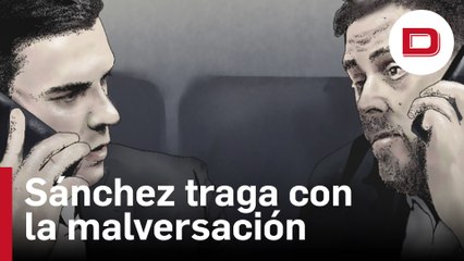 Sánchez traga con la malversación y fabrica un nuevo delito de ingresos injustificados para cargos públicos