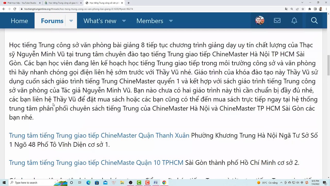 Học tiếng Trung giao tiếp công sở văn phòng bài 8