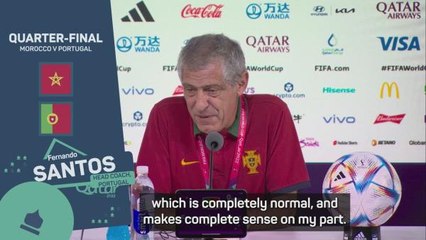 Santos reveals 'normal' conversation with benched Ronaldo