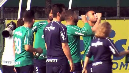 Imagens do treino do Palmeiras desta terça-feira