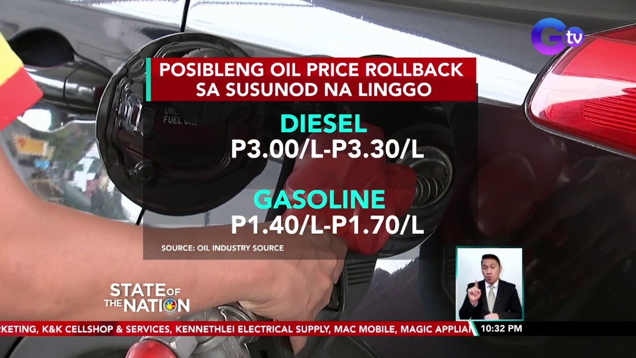 Posibleng oil price rollback sa susunod na linggo | SONA