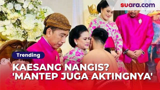 'Mantep Juga Aktingnya' Kahiyang Ayu dan Bobby Nasution Tahan Tawa saat Kaesang Nangis Sungkeman