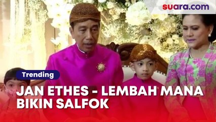 Alisnya Bikin Salfok, Jan Ethes dan Lembah Manah Curi Perhatian saat Kaesang Sungkeman