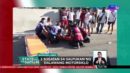 3 sugatan sa salpukan ng dalawang motorsiklo | SONA