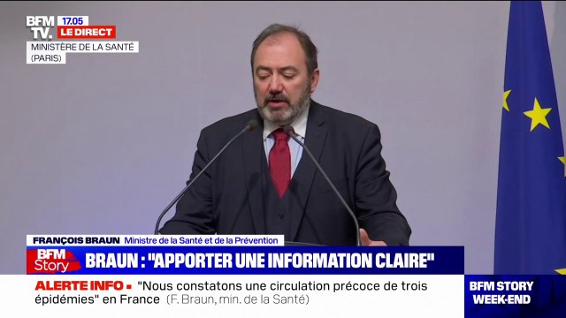 François Braun: Nous faisons face à une triple épidémie