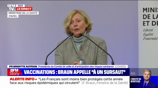 Vaccins contre le Covid et la grippe: Un rappel qui date de moins de six mois protège jusqu'à 90% contre le risque de mortalité, contre le risque d'hospitalison pour des formes graves , affirme Pr. Brigitte Autran