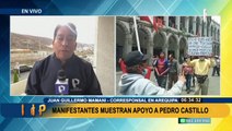 Protestas en Arequipa: ciudadanos marchan pidiendo adelanto de elecciones generales