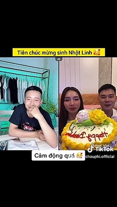 Thùy Tiên chúc mừng sinh nhật Quang Linh